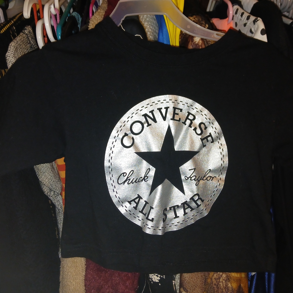 Converse Black Short Sleeve Shirt